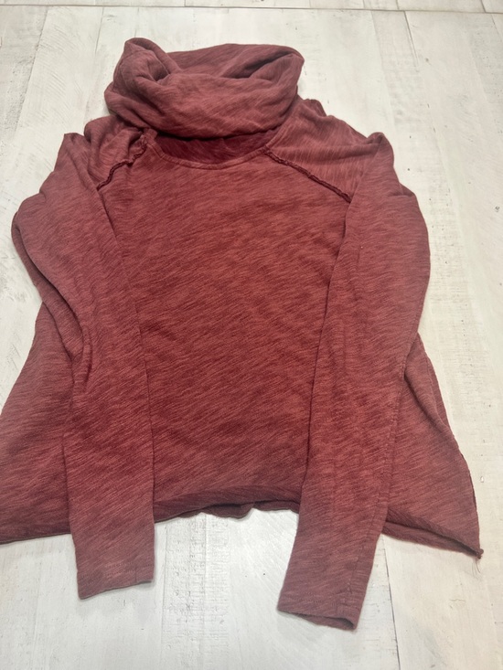 Free People Tops - Free People FP Beach Two Body Cowl Neck Terracotta Long Sleeve‎ Pullover Top XS